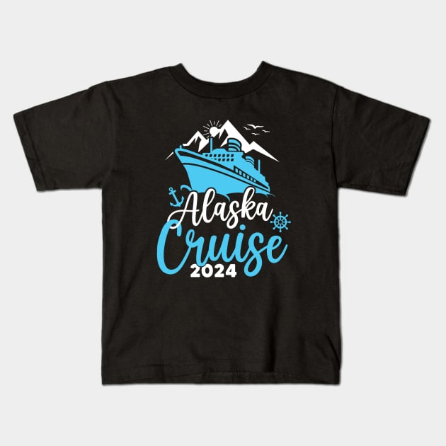 Alaska Cruise 2024 Family Friends Kids T-Shirt by lunacreat